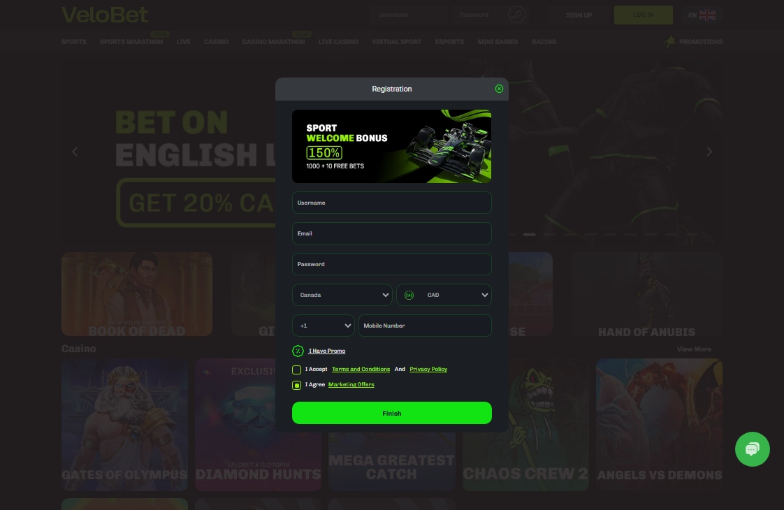 Velobet Casino
